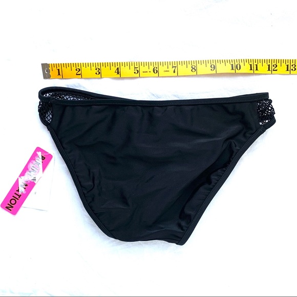 Bikini Nation Black Bikini Bottoms XS NWT - Picture 2 of 6